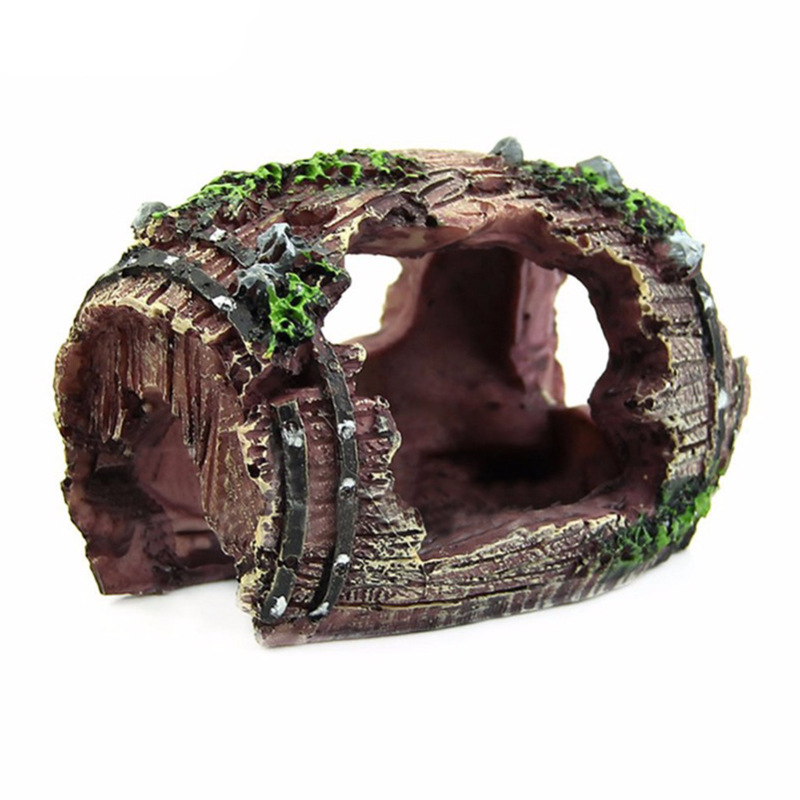 Aquarium Artificial Barrel Cav - Marine Aquarium For Sale recension och pris