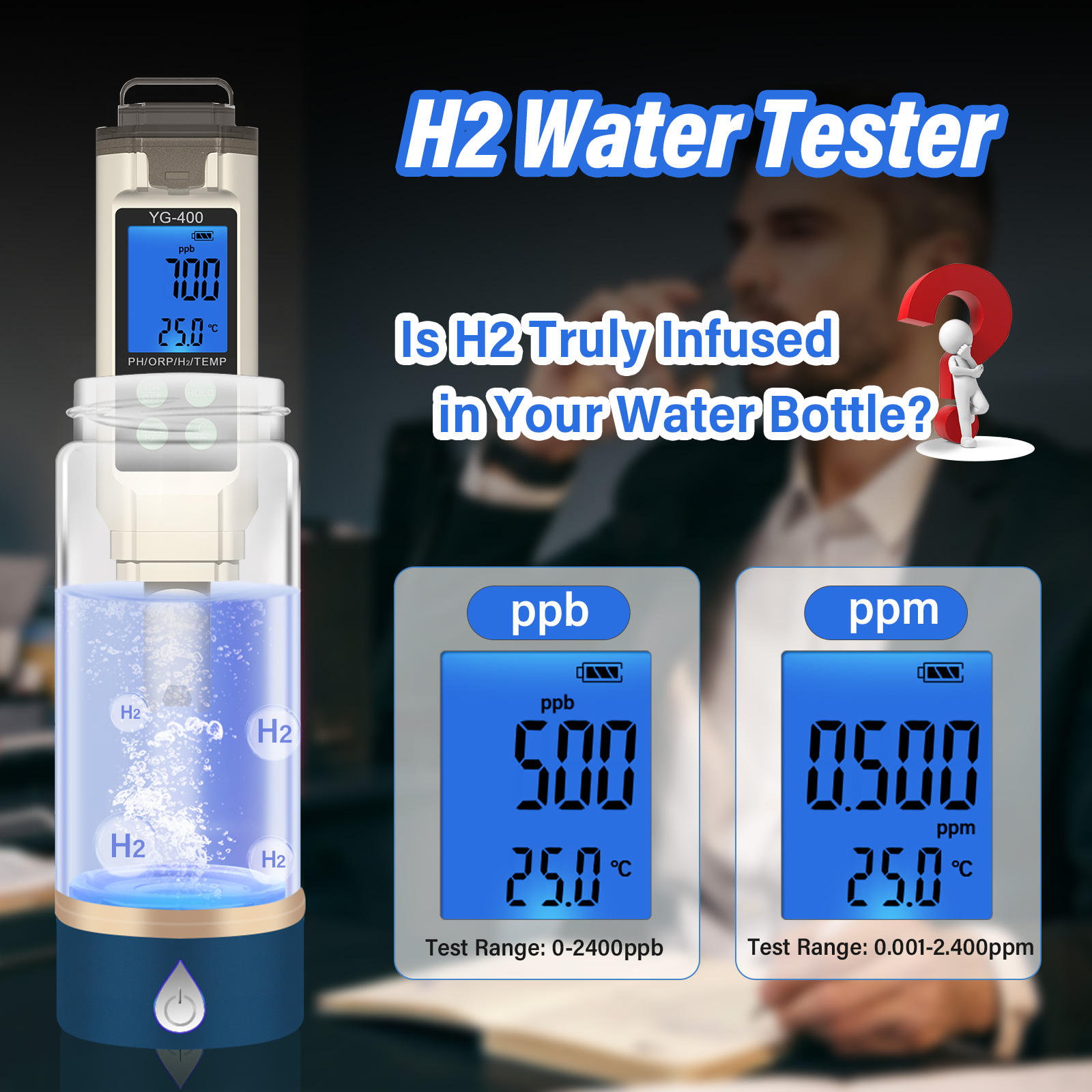Yieryi 4 in 1 Digital PH ORP T - Marine Aquarium Par Meter recension och pris