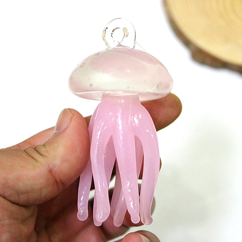 Pink Jellyfish Glass Pendant C - Marine Aquarium & Regional Centre recension och pris